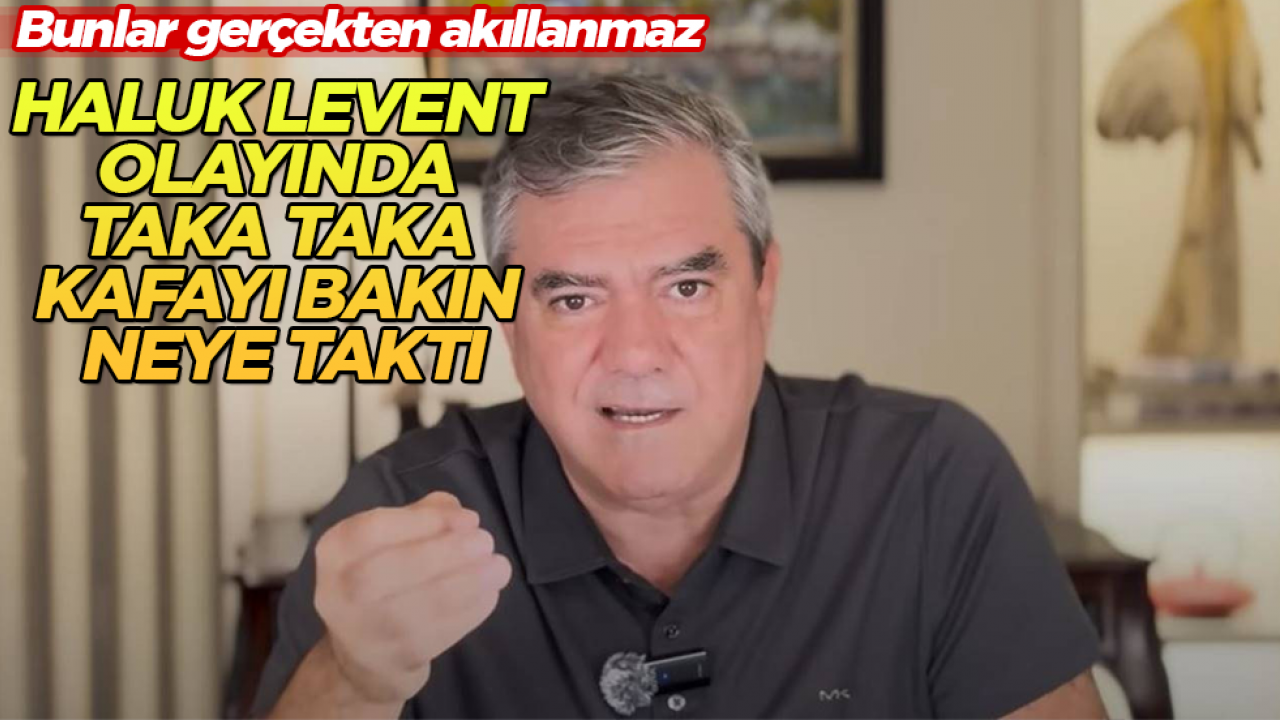 Bunlar gerçekten akıllanmaz! Yılmaz Özdil, Haluk Levent olayında taka taka kafayı bakın neye taktı