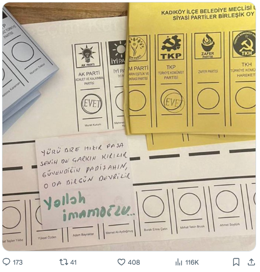 Foto - Bunu Fatih Erbakan görmesin! Oy pusulasına öyle bir şey yazdı ki...