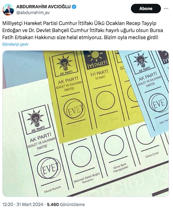 Foto - Bunu Fatih Erbakan görmesin! Oy pusulasına öyle bir şey yazdı ki...