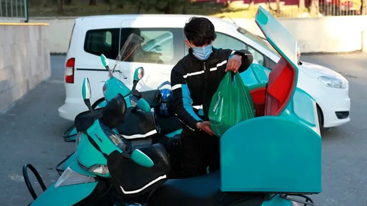 Foto - Bunu yapan yandı: Kuryelerde yeni dönem!