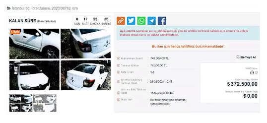 Foto - Burada otomobiller yarı fiyatına satılıyor: 30 bin liraya da var 300 bin liraya da!