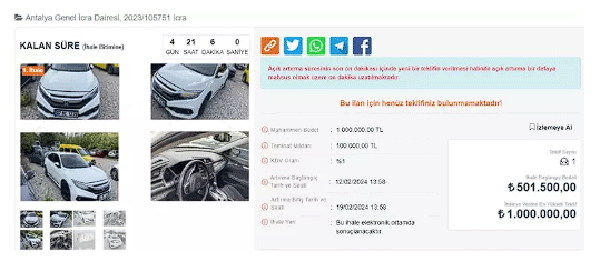 Foto - Burada otomobiller yarı fiyatına satılıyor: 30 bin liraya da var 300 bin liraya da!