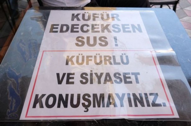 Foto - Burada siyaset konuşmak yasaklandı! 