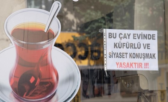 Burada siyaset konuşmak yasaklandı! 