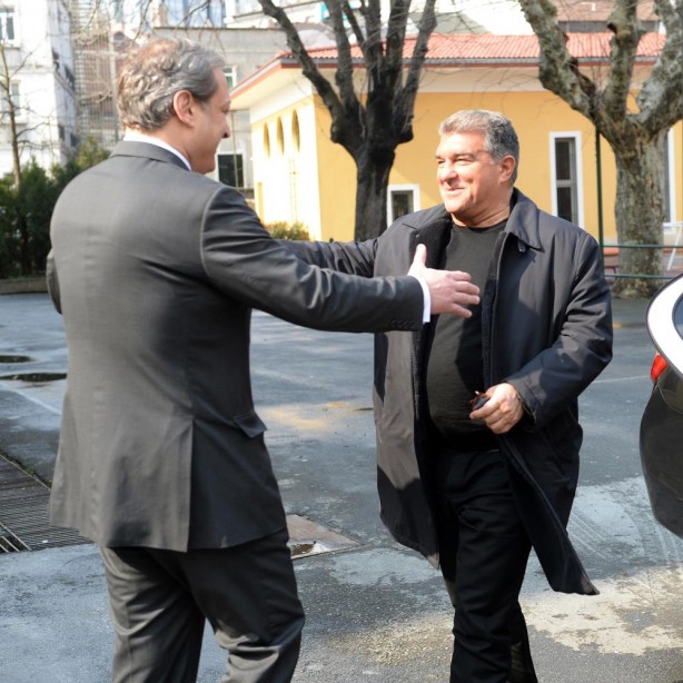Foto - Burak Elmas ile Joan Laporta bir araya geldi