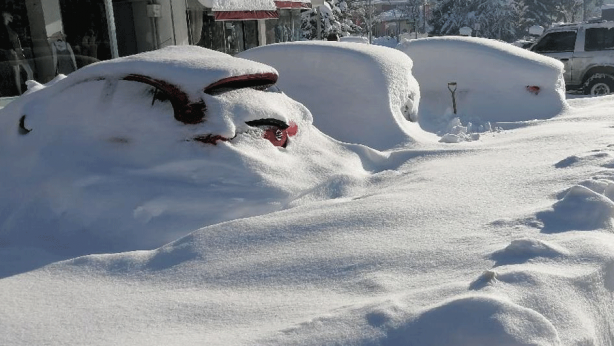 Foto - Burası Alaska'dan değil TÜRKİYE'den! O ilimizde minibüsler değil atlı kızaklar çalışıyor
