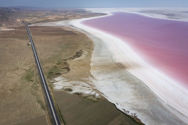 Foto - Burası dünyanın başka köşesi değil! Tuz Gölü pembeye büründü