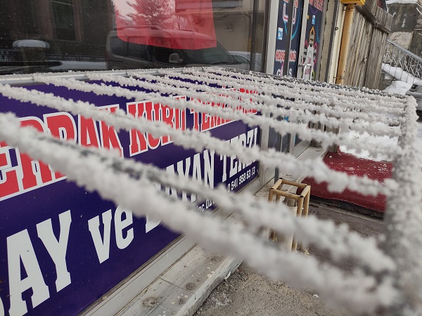 Foto - Burası Sibirya değil Ardahan! -31 derecede kirpikleri kaşları dondu
