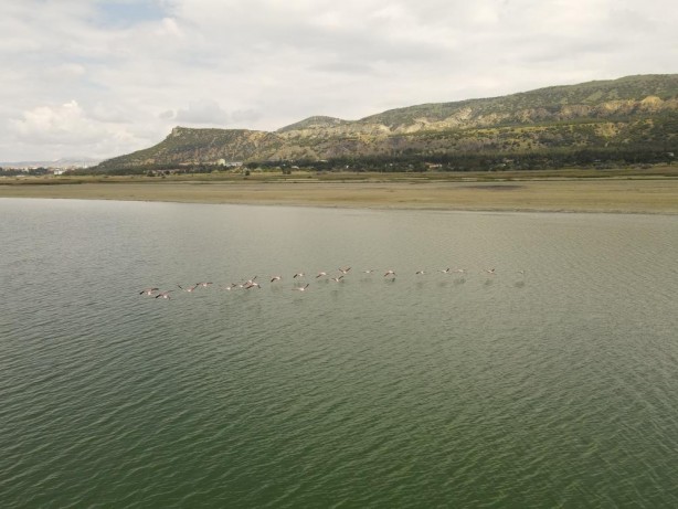 Foto - Burdur Gölü'nde inanılmaz görüntüler