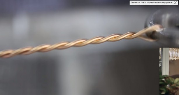 Foto - Burgu bileziğin nasıl yapıldığını hiç merak ettiniz mi? İşte cevabı…