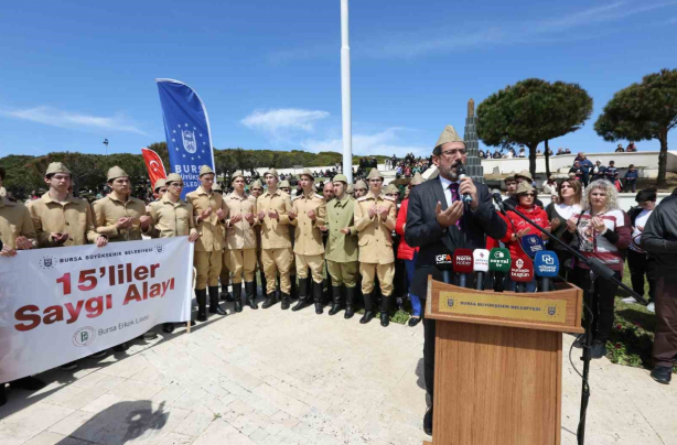Foto - Bursa, Çanakkale’de tek yürek