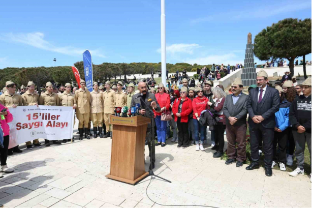 Foto - Bursa, Çanakkale’de tek yürek