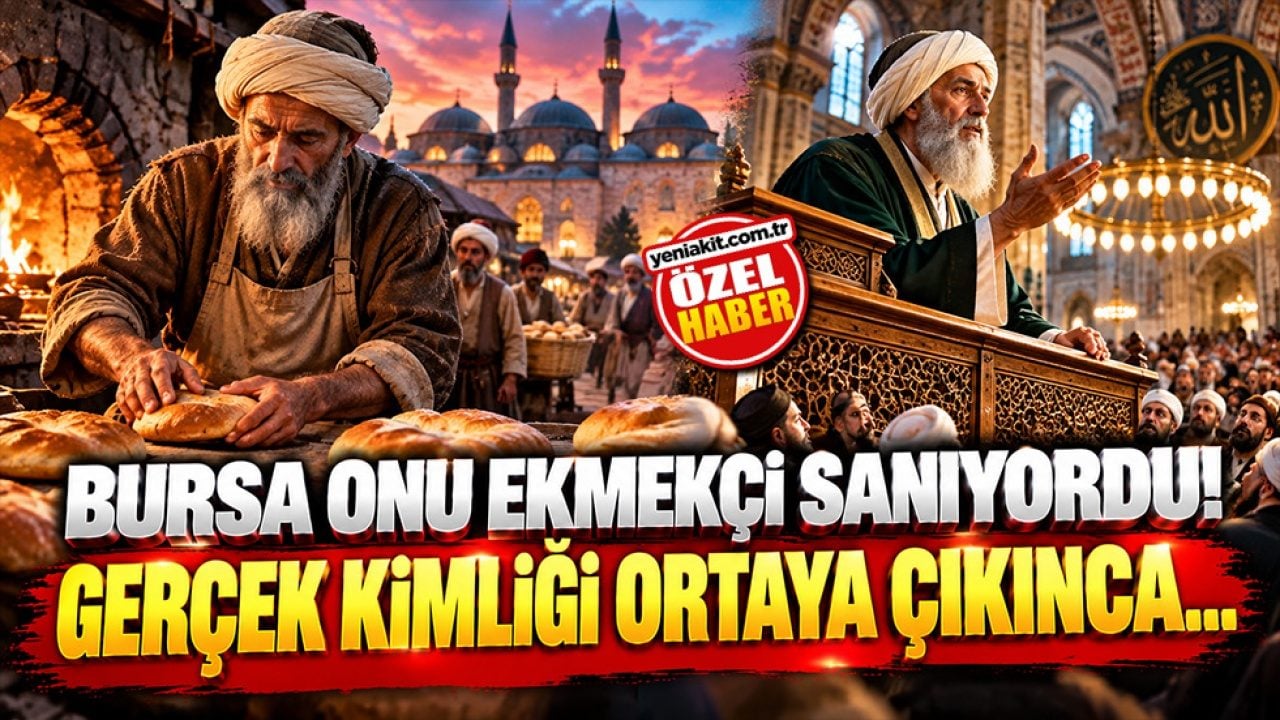 Bursa onu sıradan bir ekmekçi sanıyordu! Ulu Cami’de kürsüye çıkınca herkes şaşkına döndü