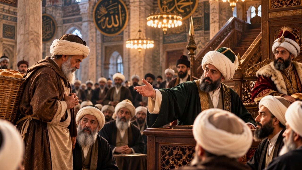 Foto - Bursa onu sıradan bir ekmekçi sanıyordu! Ulu Cami’de kürsüye çıkınca herkes şaşkına döndü