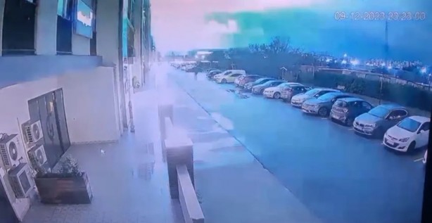 Bursa'da depremin ardından gizemli görüntü!