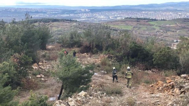Foto - Bursa’da hava aracı düştü ihbarı! Ekipler bölgede