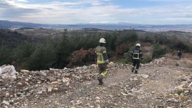 Foto - Bursa’da hava aracı düştü ihbarı! Ekipler bölgede