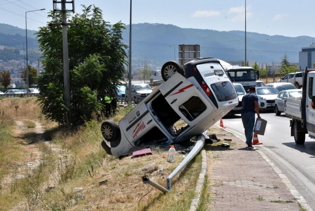 Bursa'da korkutan kaza: Yaralılar var