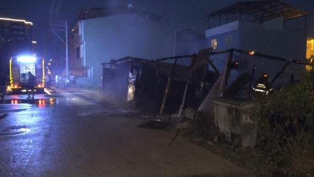 Foto - Bursa’da korkutan yangın