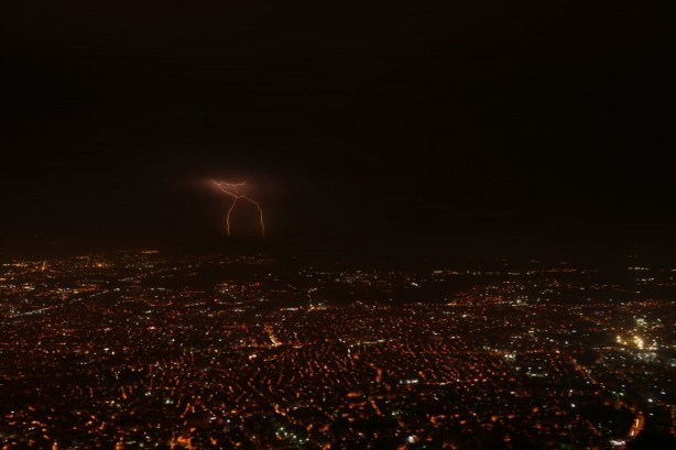 Foto - Bursa'da şimşekler görsel şölen oluşturdu