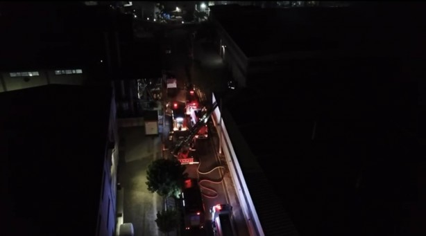 Foto - Bursa'da tekstil fabrikasında yangın