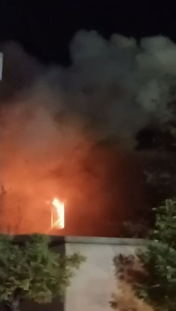 Foto - Bursa'da tekstil fabrikasında yangın