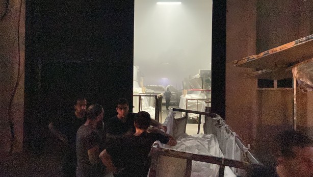 Foto - Bursa'da tekstil fabrikasında yangın