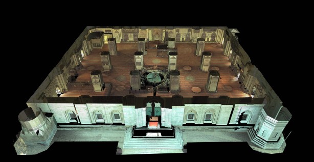 Foto - Bursa'daki tarihi eserler olası depreme karşı lazer tarama cihazlarıyla modelleniyor