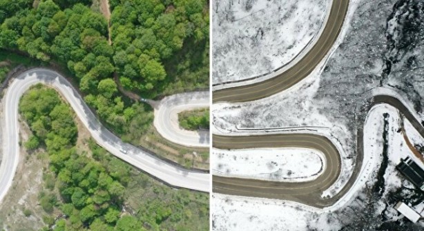 Foto - Bursa'nın gözdesi yukarıdan dronla çekildi! İşte eşi benzeri olmayan görüntüler