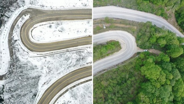 Foto - Bursa'nın gözdesi yukarıdan dronla çekildi! İşte eşi benzeri olmayan görüntüler