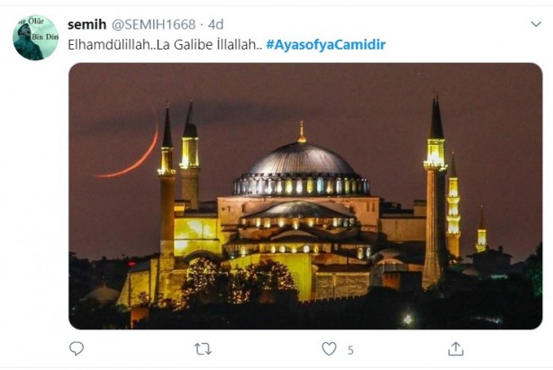 Foto - "Danıştay Ayasofya için kararını verdi" iddiası sonrası vatandaşlar büyük sevince gark oldu!