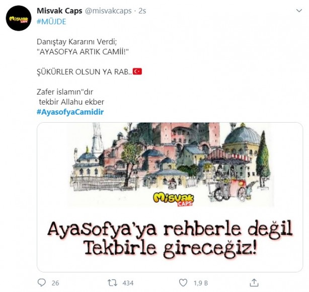 Foto - "Danıştay Ayasofya için kararını verdi" iddiası sonrası vatandaşlar büyük sevince gark oldu!