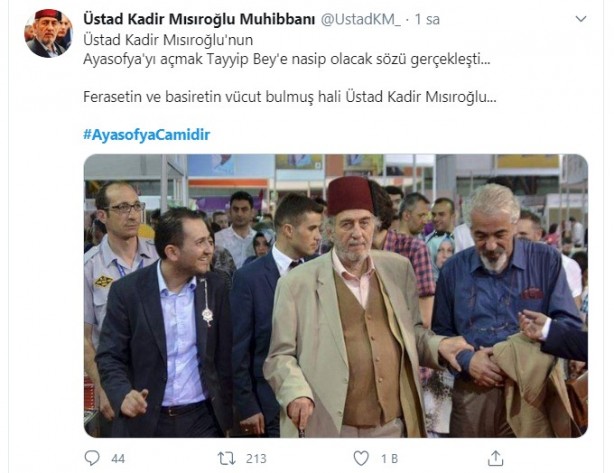 Foto - "Danıştay Ayasofya için kararını verdi" iddiası sonrası vatandaşlar büyük sevince gark oldu!