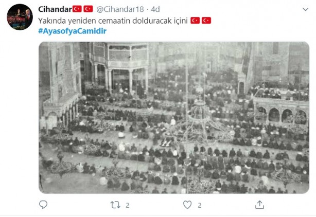 Foto - "Danıştay Ayasofya için kararını verdi" iddiası sonrası vatandaşlar büyük sevince gark oldu!