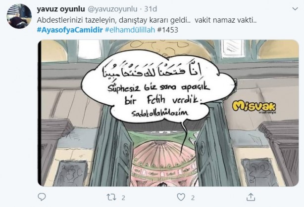 Foto - "Danıştay Ayasofya için kararını verdi" iddiası sonrası vatandaşlar büyük sevince gark oldu!