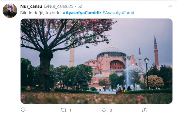 Foto - "Danıştay Ayasofya için kararını verdi" iddiası sonrası vatandaşlar büyük sevince gark oldu!