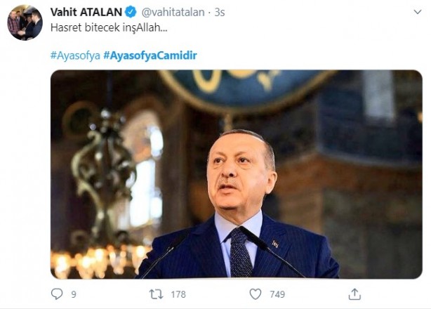 Foto - "Danıştay Ayasofya için kararını verdi" iddiası sonrası vatandaşlar büyük sevince gark oldu!