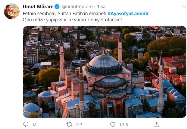 Foto - "Danıştay Ayasofya için kararını verdi" iddiası sonrası vatandaşlar büyük sevince gark oldu!