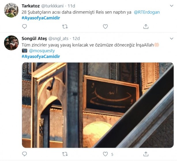 Foto - "Danıştay Ayasofya için kararını verdi" iddiası sonrası vatandaşlar büyük sevince gark oldu!