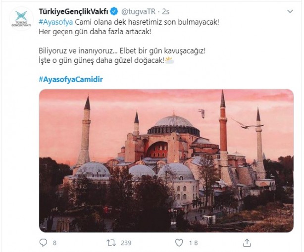 Foto - "Danıştay Ayasofya için kararını verdi" iddiası sonrası vatandaşlar büyük sevince gark oldu!
