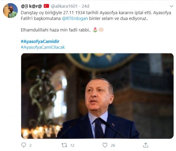 Foto - "Danıştay Ayasofya için kararını verdi" iddiası sonrası vatandaşlar büyük sevince gark oldu!