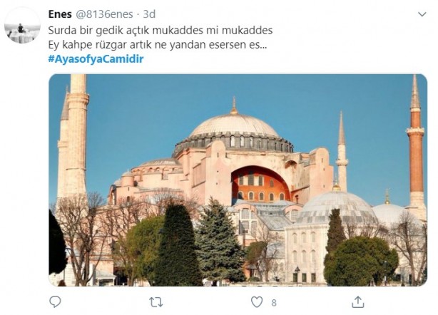 Foto - "Danıştay Ayasofya için kararını verdi" iddiası sonrası vatandaşlar büyük sevince gark oldu!