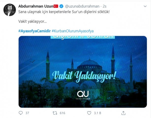 Foto - "Danıştay Ayasofya için kararını verdi" iddiası sonrası vatandaşlar büyük sevince gark oldu!