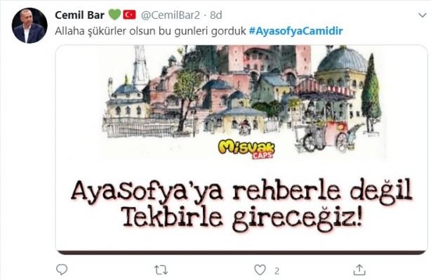 Foto - "Danıştay Ayasofya için kararını verdi" iddiası sonrası vatandaşlar büyük sevince gark oldu!