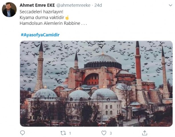 Foto - "Danıştay Ayasofya için kararını verdi" iddiası sonrası vatandaşlar büyük sevince gark oldu!