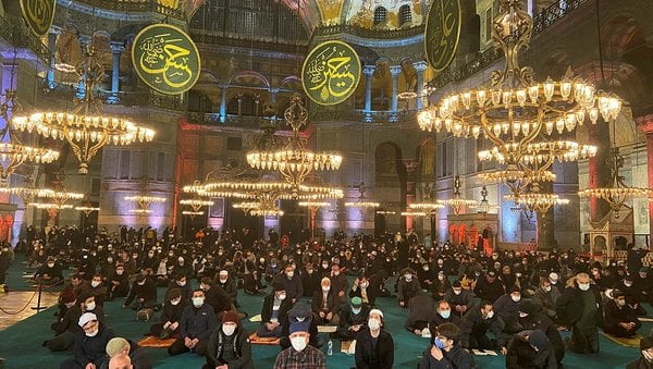 Foto - Büyük heyecan! Ayasofya'da 88 yıl sonra bir ilk
