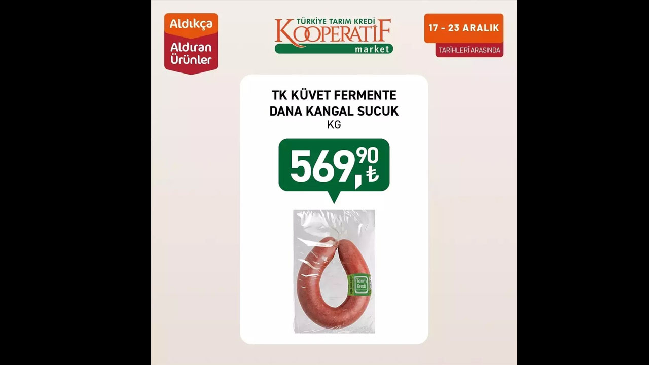 Foto - Büyük indirim rüzgarı! İşte Tarım Kredi Marketi'nin aralık ayı fırsatları