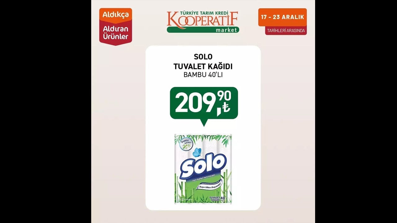 Foto - Büyük indirim rüzgarı! İşte Tarım Kredi Marketi'nin aralık ayı fırsatları