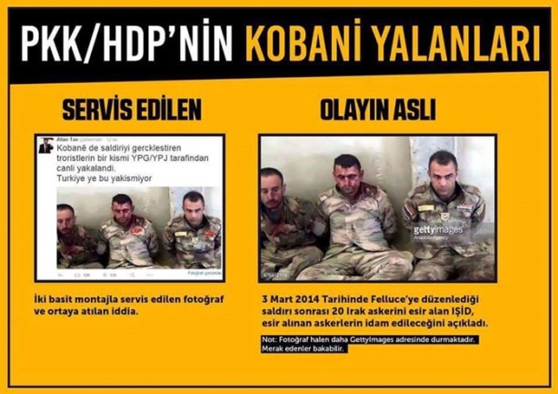 Büyük Kobani yalanları