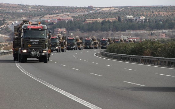 Büyük operasyon öncesi sınırdan ilk görüntüler